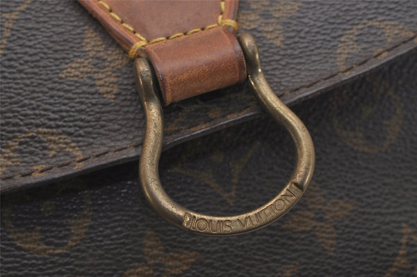 Authentic Louis Vuitton Monogram Saint Cloud GM M51242 Shoulder Cross Bag 4997J