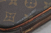 Authentic Louis Vuitton Monogram Pochette Gange Waist Body Bag M51870 LV 4998J