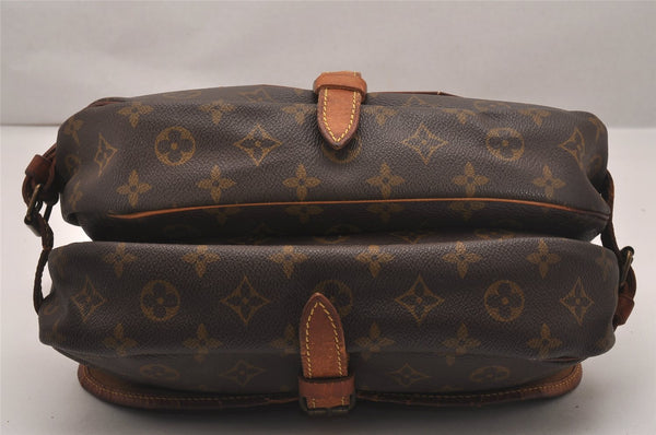 Authentic Louis Vuitton Monogram Saumur 30 Shoulder Cross Bag M42256 LV 4999J