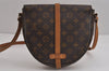 Authentic Louis Vuitton Monogram Chantilly MM Shoulder Cross Bag M51233 LV 5000J