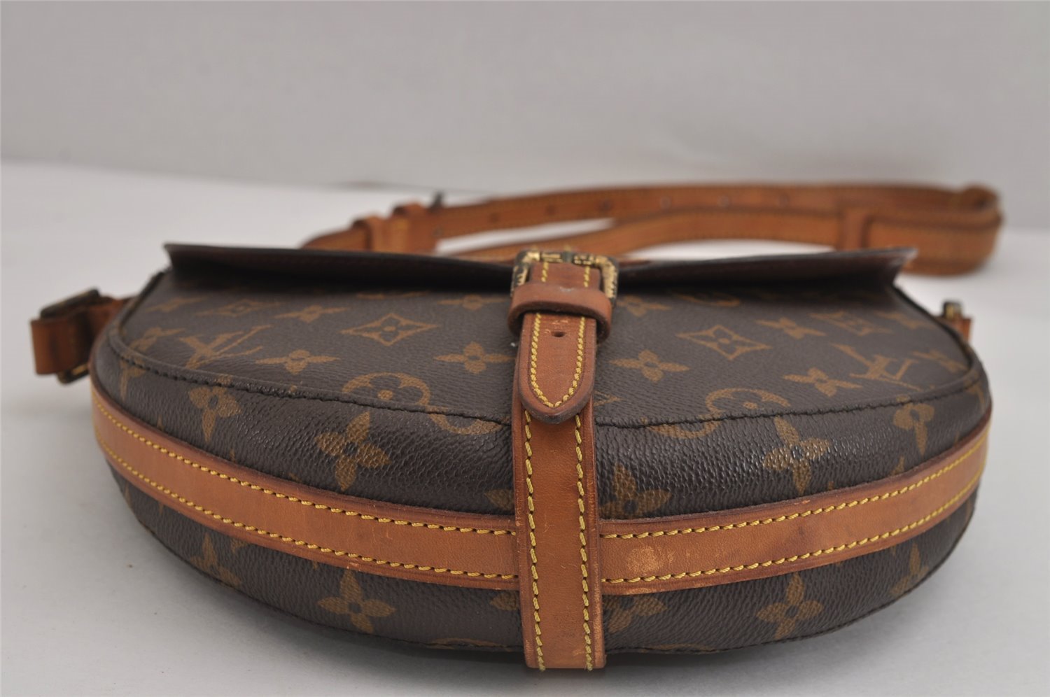 Authentic Louis Vuitton Monogram Chantilly MM Shoulder Cross Bag M51233 LV 5000J
