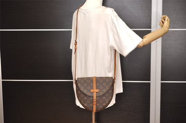 Authentic Louis Vuitton Monogram Chantilly MM Shoulder Cross Bag M51233 LV 5000J