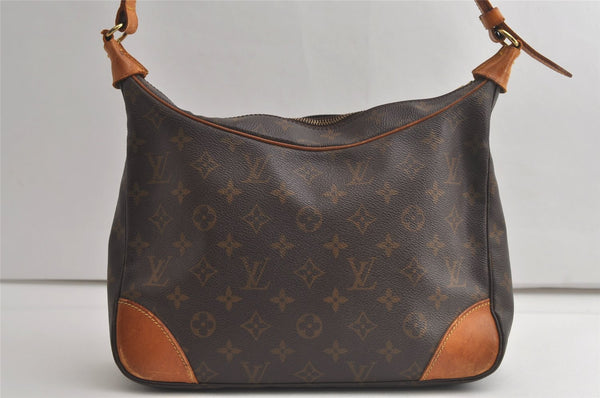 Authentic Louis Vuitton Monogram Boulogne 30 Shoulder Cross Bag M52165 LV 5000K