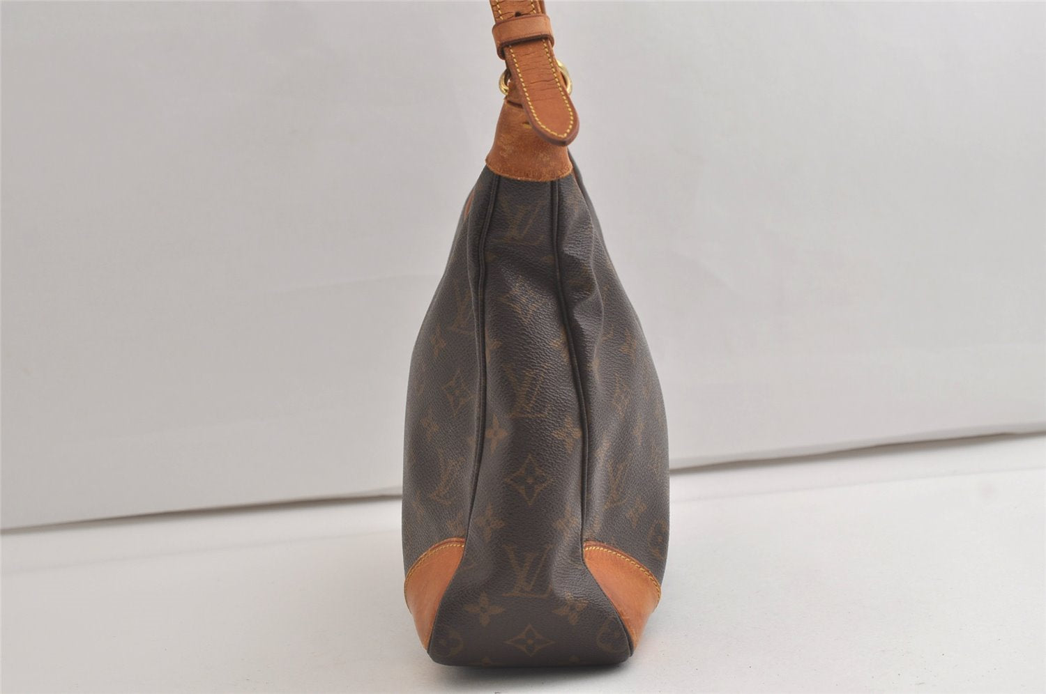 Authentic Louis Vuitton Monogram Boulogne 30 Shoulder Cross Bag M52165 LV 5000K