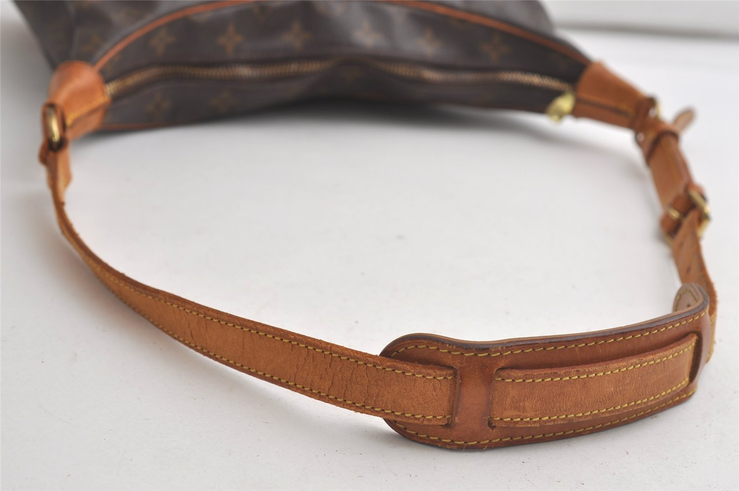 Authentic Louis Vuitton Monogram Boulogne 30 Shoulder Cross Bag M52165 LV 5000K