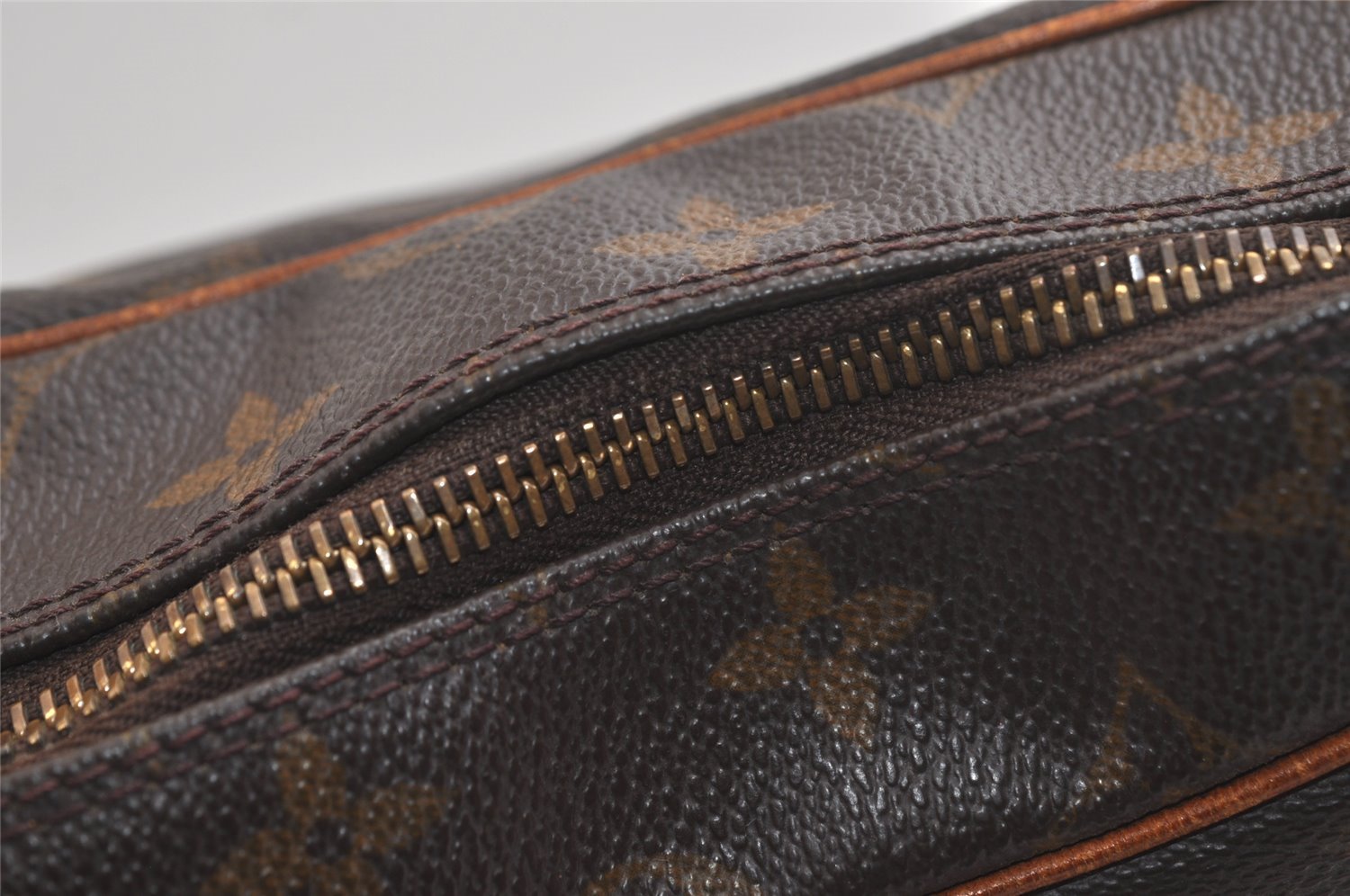 Authentic Louis Vuitton Monogram Boulogne 30 Shoulder Cross Bag M52165 LV 5000K