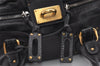 Authentic Chloe Vintage Paddington Leather Shoulder Hand Bag Black 5001J