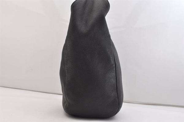 Authentic GUCCI Vintage Shoulder Hand Bag Leather 257050 Black 5002J