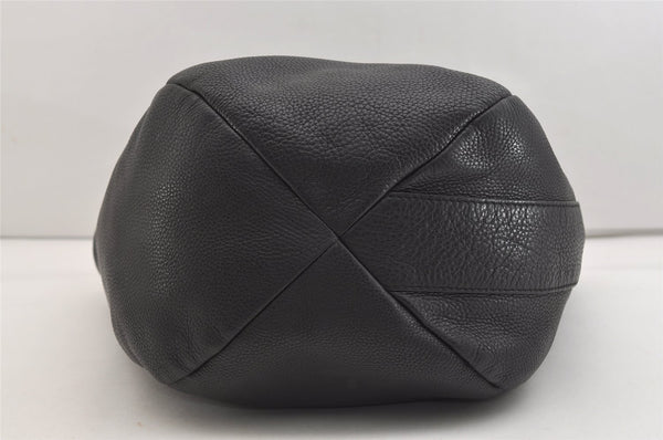 Authentic GUCCI Vintage Shoulder Hand Bag Leather 257050 Black 5002J