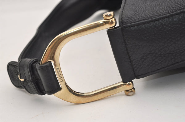 Authentic GUCCI Vintage Shoulder Hand Bag Leather 257050 Black 5002J