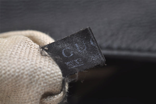 Authentic GUCCI Vintage Shoulder Hand Bag Leather 257050 Black 5002J