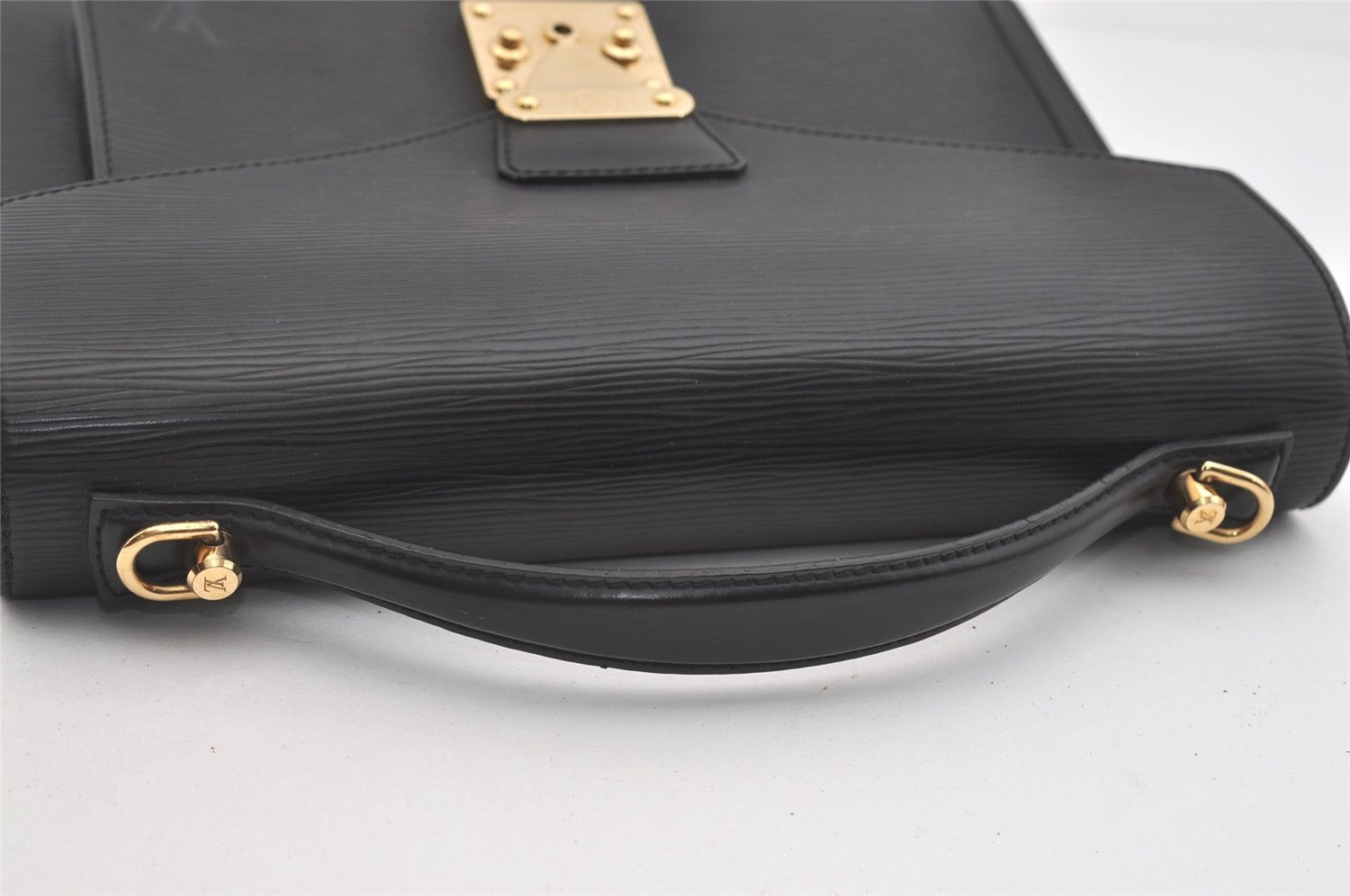 Authentic Louis Vuitton Epi Monceau 2Way Shoulder Hand Bag Black M52122 LV 5003J