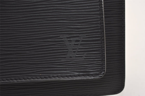 Authentic Louis Vuitton Epi Monceau 2Way Shoulder Hand Bag Black M52122 LV 5003J