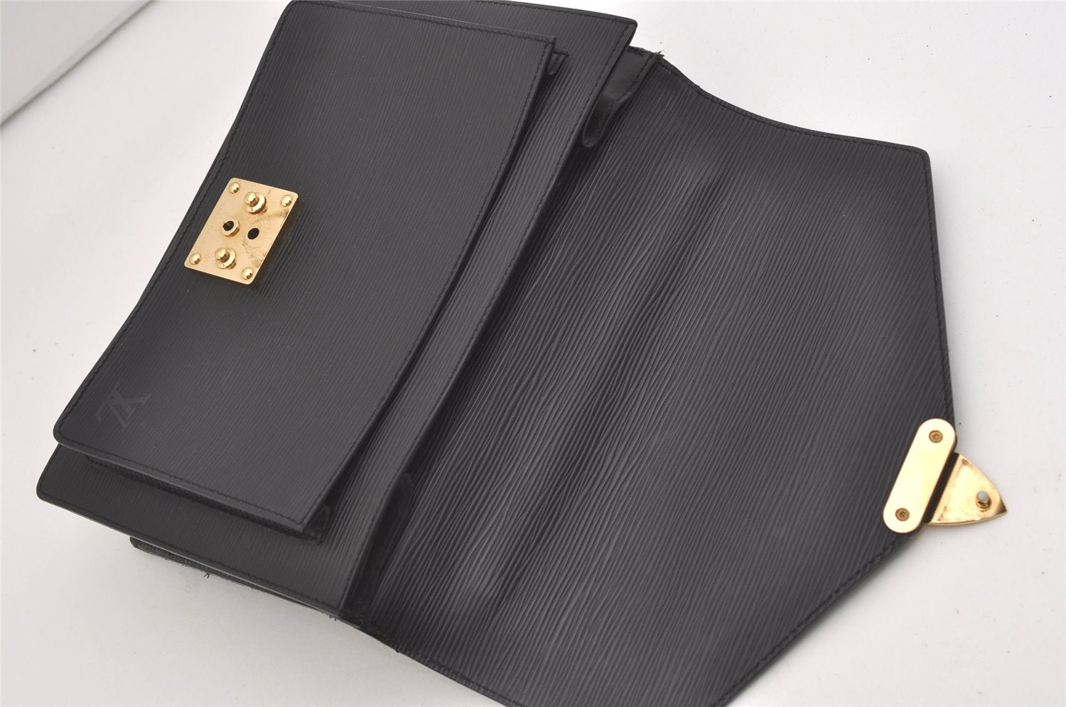 Authentic Louis Vuitton Epi Monceau 2Way Shoulder Hand Bag Black M52122 LV 5003J