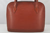 Authentic Louis Vuitton Epi Lussac Shoulder Tote Bag Brown M52283 LV 5004K