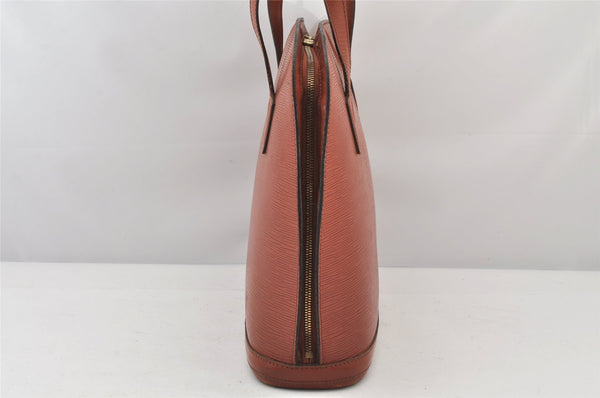 Authentic Louis Vuitton Epi Lussac Shoulder Tote Bag Brown M52283 LV 5004K