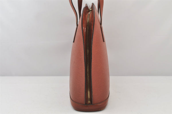 Authentic Louis Vuitton Epi Lussac Shoulder Tote Bag Brown M52283 LV 5004K