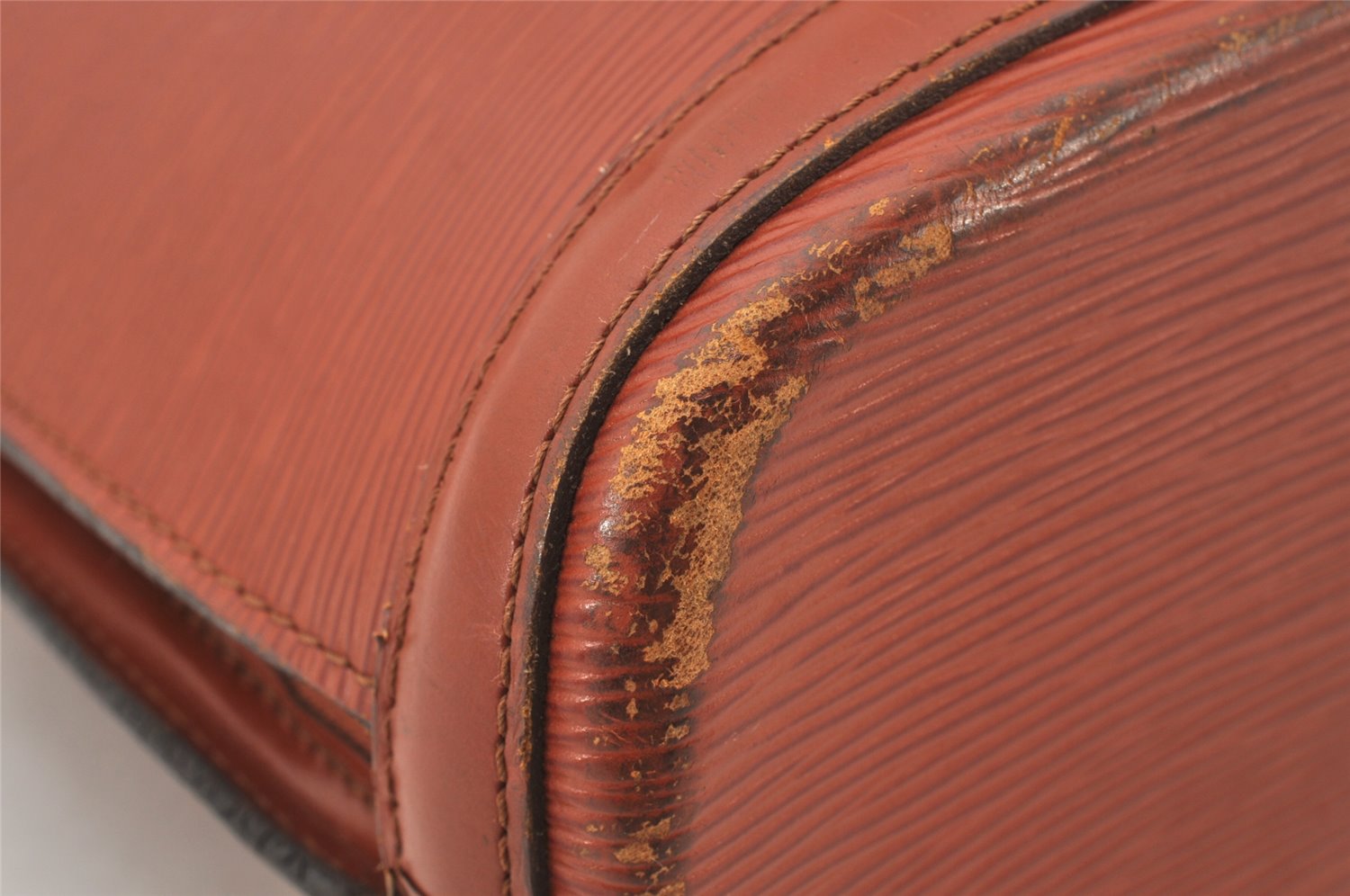 Authentic Louis Vuitton Epi Lussac Shoulder Tote Bag Brown M52283 LV 5004K