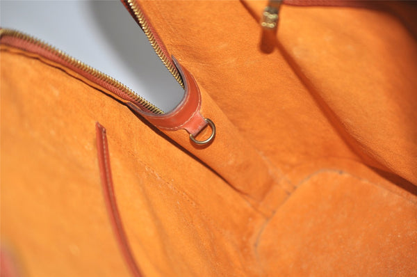 Authentic Louis Vuitton Epi Lussac Shoulder Tote Bag Brown M52283 LV 5004K