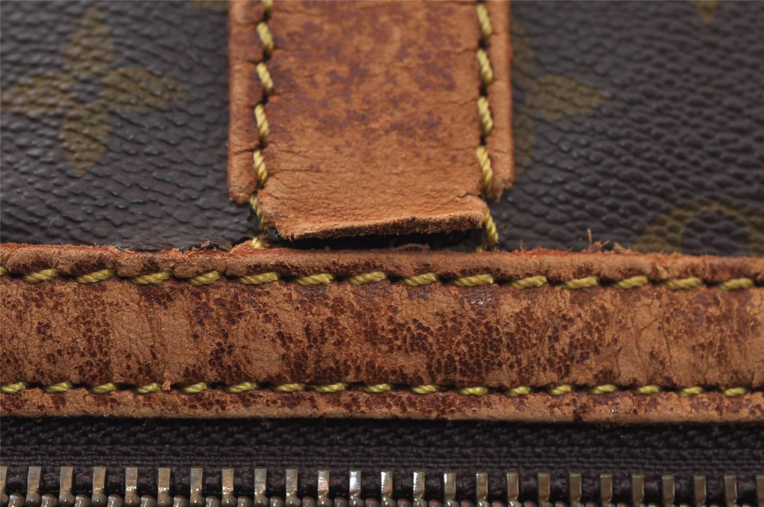 Authentic Louis Vuitton Monogram Sac Souple55 Hand Boston Bag Old Model LV 5006I