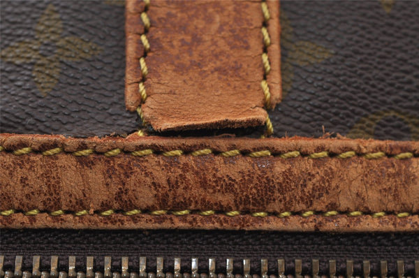 Authentic Louis Vuitton Monogram Sac Souple55 Hand Boston Bag Old Model LV 5006I