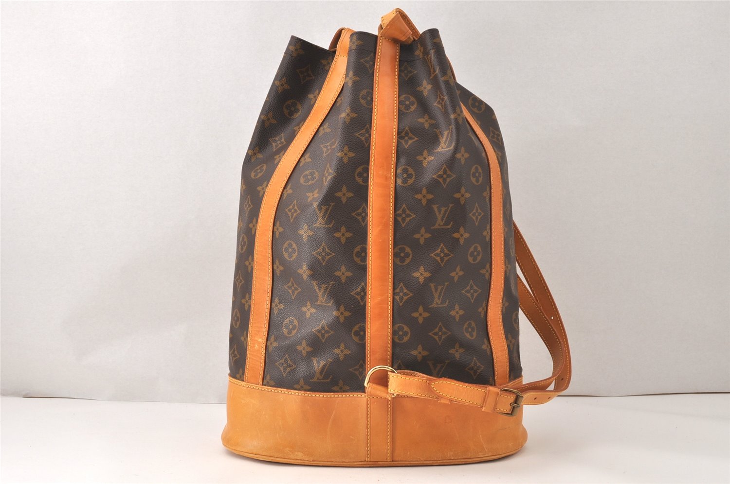 Authentic Louis Vuitton Monogram Randonnee GM Shoulder Bag M42244 LV 5006K