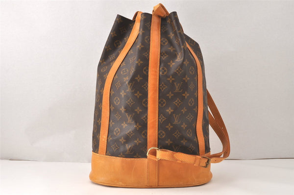 Authentic Louis Vuitton Monogram Randonnee GM Shoulder Bag M42244 LV 5006K
