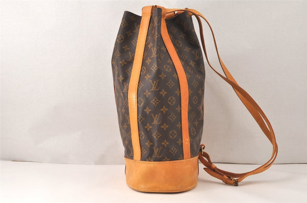 Authentic Louis Vuitton Monogram Randonnee GM Shoulder Bag M42244 LV 5006K