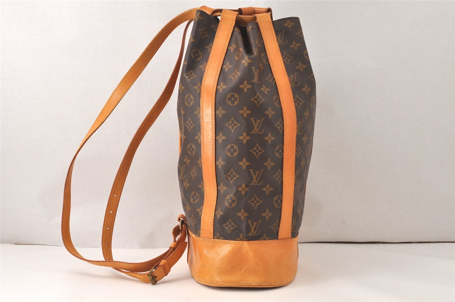Authentic Louis Vuitton Monogram Randonnee GM Shoulder Bag M42244 LV 5006K
