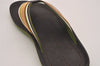 Auth Louis Vuitton Flip Flops Sandals Rubber Leather Size EU 7 Brown Box 5007J