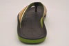 Auth Louis Vuitton Flip Flops Sandals Rubber Leather Size EU 7 Brown Box 5007J