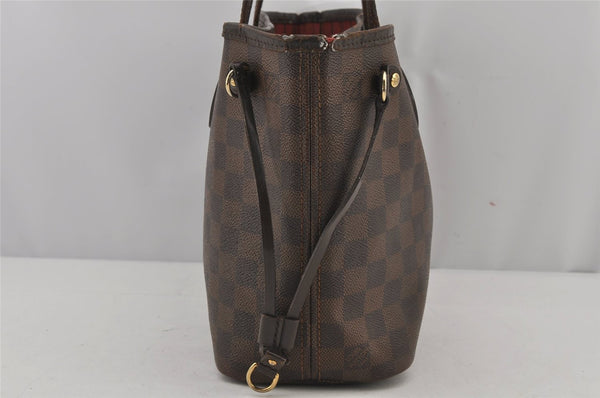 Authentic Louis Vuitton Damier Neverfull PM Shoulder Tote Bag N51109 LV 5008J