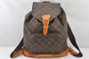 Authentic Louis Vuitton Monogram Montsouris GM Backpack M51135 LV 5009K