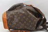 Authentic Louis Vuitton Monogram Montsouris GM Backpack M51135 LV 5009K