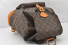 Authentic Louis Vuitton Monogram Montsouris GM Backpack M51135 LV 5009K