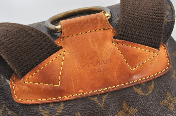 Authentic Louis Vuitton Monogram Montsouris GM Backpack M51135 LV 5009K