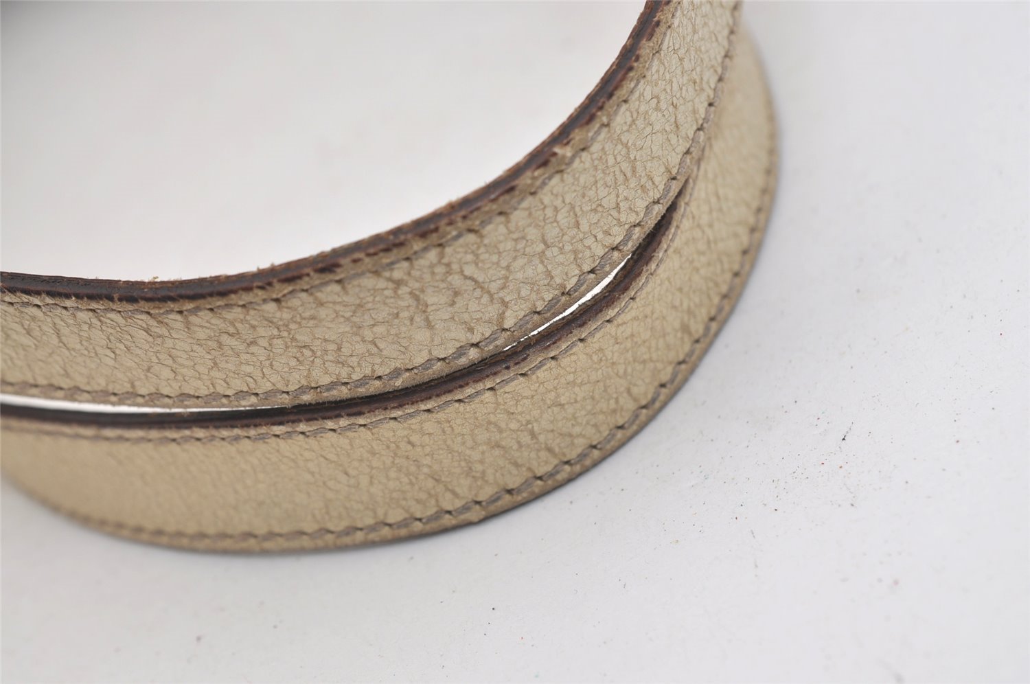 Authentic GUCCI Charmy Hand Boston Bag GG Canvas Leather 154180 Brown 5010J