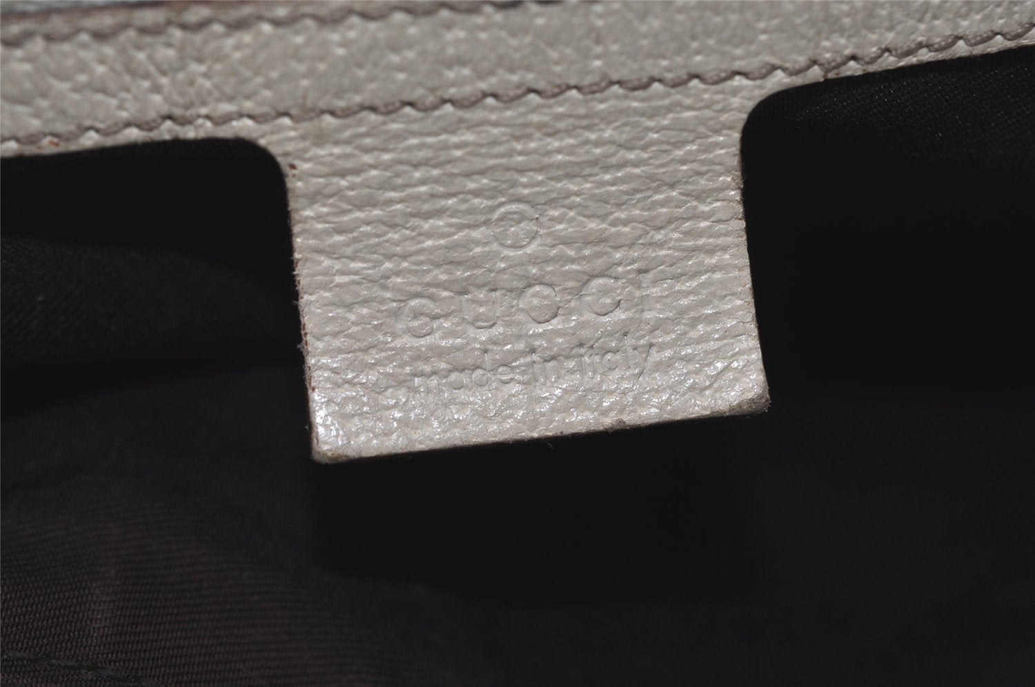 Authentic GUCCI Charmy Hand Boston Bag GG Canvas Leather 154180 Brown 5010J