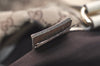 Authentic GUCCI Charmy Hand Boston Bag GG Canvas Leather 154180 Brown 5010J