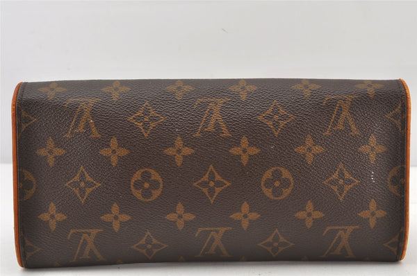 Authentic Louis Vuitton Monogram Pochette Twin GM Shoulder Bag M51852 LV 5010K