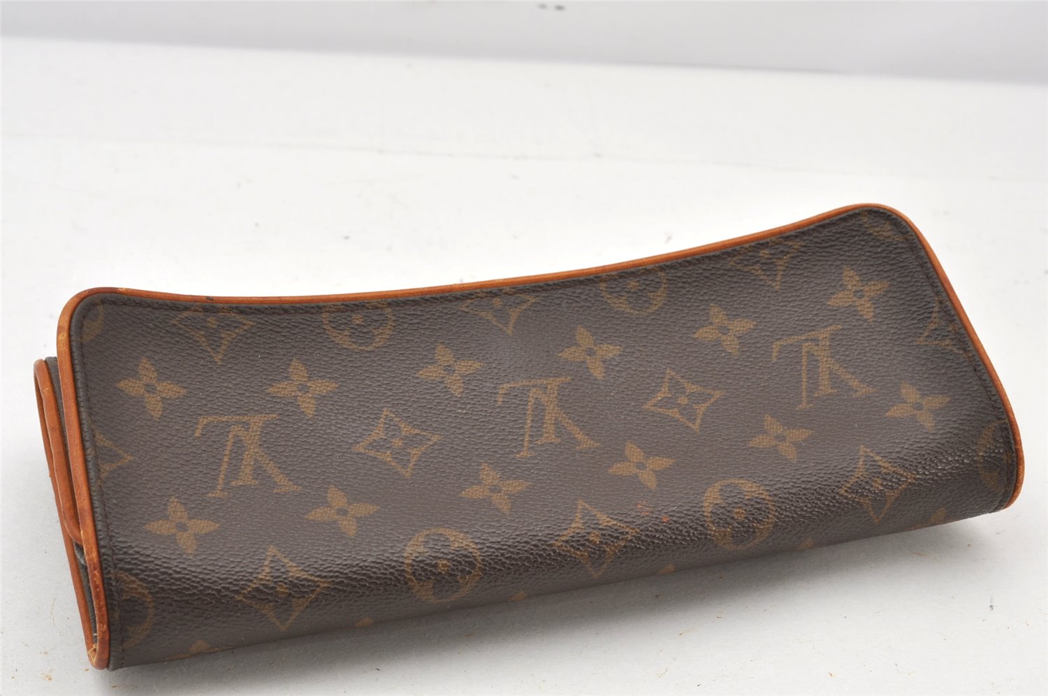 Authentic Louis Vuitton Monogram Pochette Twin GM Shoulder Bag M51852 LV 5010K