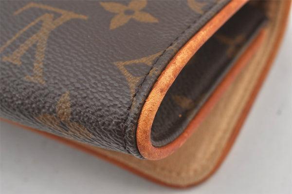 Authentic Louis Vuitton Monogram Pochette Twin GM Shoulder Bag M51852 LV 5010K