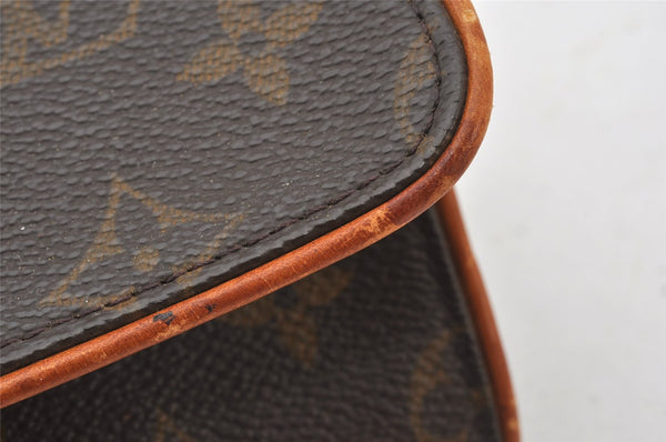 Authentic Louis Vuitton Monogram Pochette Twin GM Shoulder Bag M51852 LV 5010K