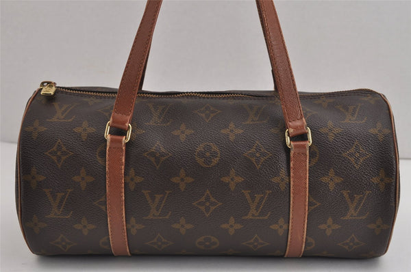 Authentic Louis Vuitton Monogram Papillon 30 Hand Bag Old Model LV 5011J