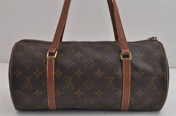 Authentic Louis Vuitton Monogram Papillon 30 Hand Bag Old Model LV 5011J