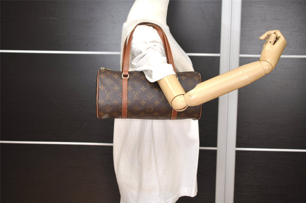 Authentic Louis Vuitton Monogram Papillon 30 Hand Bag Old Model LV 5011J