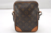 Authentic Louis Vuitton Monogram Danube Shoulder Cross Bag M45266 Junk 5011K
