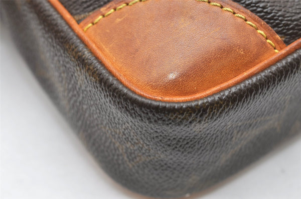 Authentic Louis Vuitton Monogram Danube Shoulder Cross Bag M45266 Junk 5011K