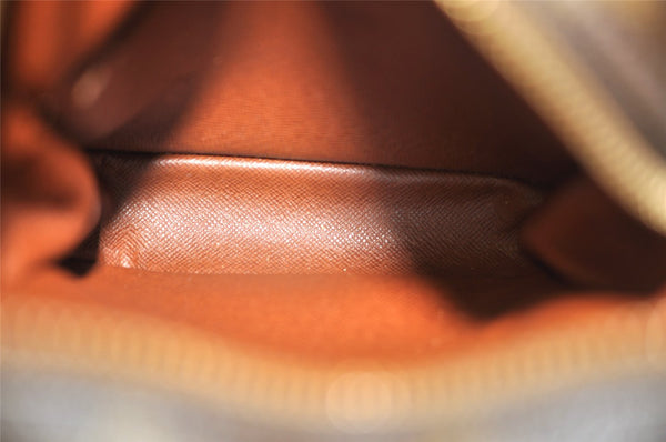 Authentic Louis Vuitton Monogram Danube Shoulder Cross Bag M45266 Junk 5011K