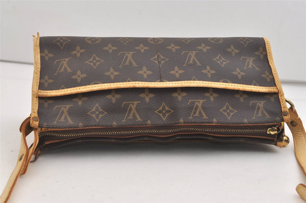 Authentic Louis Vuitton Monogram Popincourt Hand Bag M40009 LV 5012J